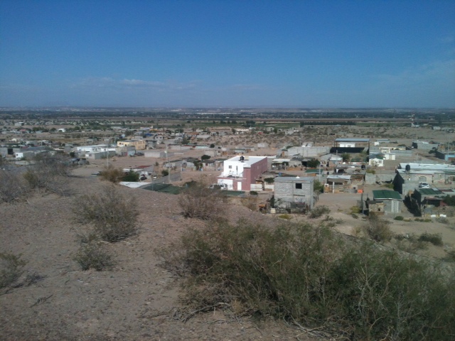 view of poor neighborhood in Juarez